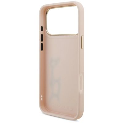 7. Etui Karl Lagerfeld Karl Script Logo na iPhone 17 Pro Max - różowe