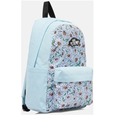 2. Plecak szkolny dziecięcy Vans Old Skool Grom Backpack 18L Crystal Blue w Kwiaty - VN000H56CAU1