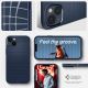 9. Etui Spigen Liquid Air na iPhone 14 Plus - niebieskie