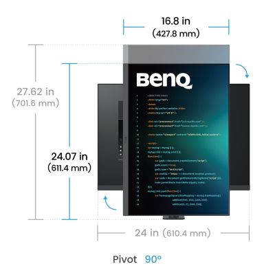 40. BenQ RD280UA monitor komputerowy 71,6 cm (28.2") 3840 x 2560 px 4K Ultra HD Czarny