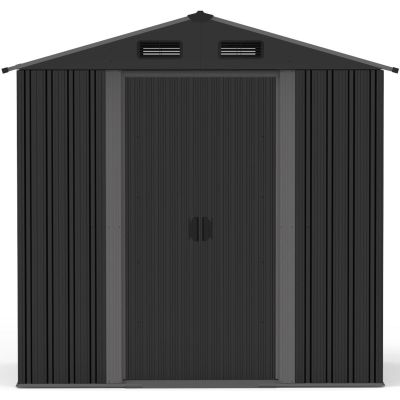 5. DOMEK OGRODOWY NARZĘDZIOWY METALOWY 125X195X207CM