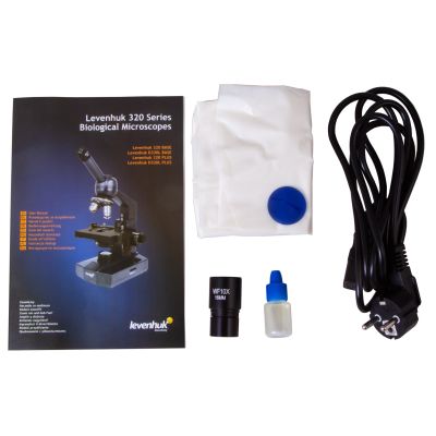 8. Monokularowy mikroskop biologiczny Levenhuk 320 BASE