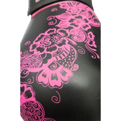 9. Rękawice bokserskie TOP TEN "Ultimate Woman" 10 oz biało-różowe