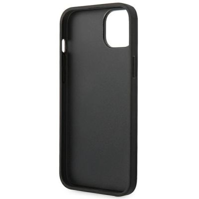 7. Etui Karl Lagerfeld Saffiano Mono Metal Logo na iPhone 14 Plus - czarne