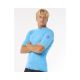 2. Lycra RIP CURL Dawn Patrol Upf Perf S/S niebieski