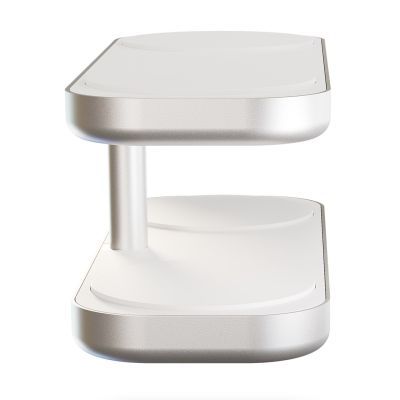 4. Bezprzewodowa ładowarka Zens Aluminium Series Quattro Pro 4 z zasilaczem 65 W 4x 15W Qi2 biały ZEQC01W/00