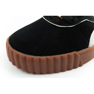6. Puma buty sportowe damskie trampki Carina 3.0 skórzane czarne modne