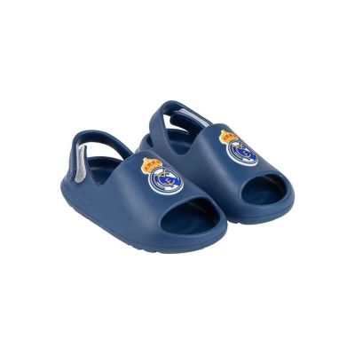 5. Sandały Real Madryt beach pool flip flops blue eva Jr 2300006792N