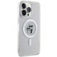 4. Etui Karl Lagerfeld Karl&Choupette Glitter MagSafe na iPhone 15 Pro Max - przezroczyste