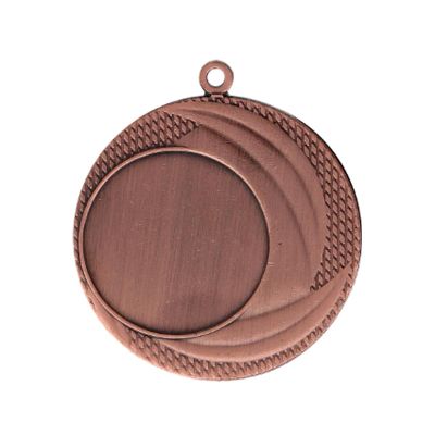 6. Medal brązowy ogólny z miejscem na emblemat 25 mm  stalowy