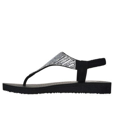 5. Sandały Skechers Meditation - Glamorous Muse W 119774-BLK