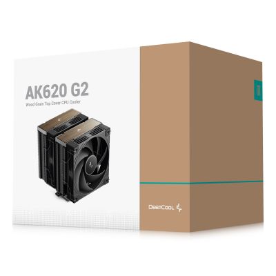 9. DeepCool AK620 G2 Procesor Chłodnica powietrza 12 cm Czarny 1 szt.