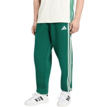 Spodnie męskie adidas Essentials 3-Stripes Fleece Tapered Cuffed zielone KY4129