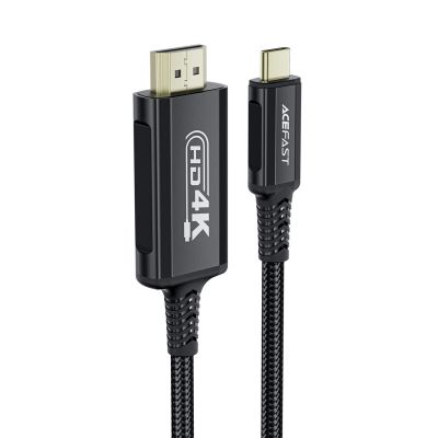 3. Kabel Acefast C1 wideo USB-C / HDMI 4K 60Hz HDR 1.8m - czarny