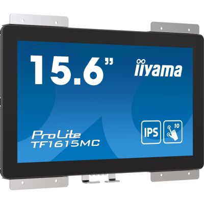 2. iiyama ProLite TF1615MC-B1 monitor komputerowy 39,6 cm (15.6") 1920 x 1080 px Full HD Ekran dotykowy Czarny