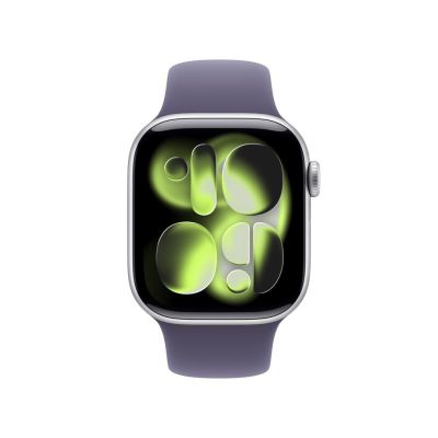 3. Apple Watch Series 11 OLED 42 mm Cyfrowy 374 x 446 px Ekran dotykowy 5G Srebrny Wi-Fi GPS