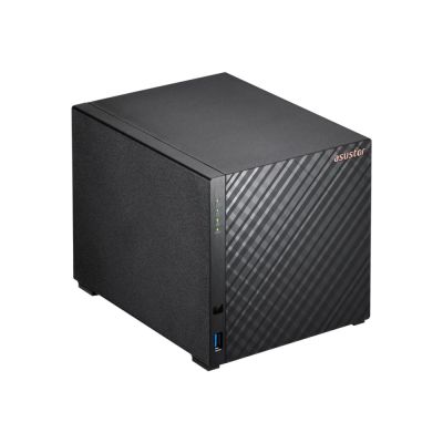 5. NAS Asustor AS1204T; Tower; 4x (3.5" SATA HDD/ 2.5" SSD); Realtek RTD1619B, 1GB DDR4, 1x 2.5GbE, 3x USB 3.2