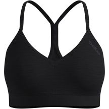 Biustonosz sportowy damski Odlo Sport bra MERINO SOFT czarny