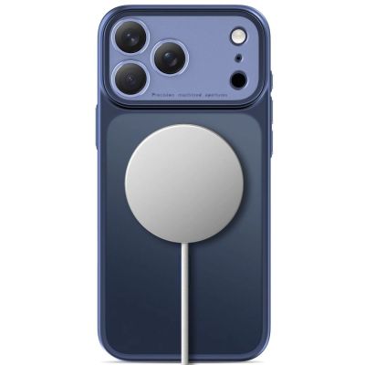 4. Etui Tech-Protect MagPrime MagSafe CC na iPhone 18 Pro Max / 17 Pro Max - granatowe matowe
