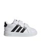 Buty dla dzieci adidas Grand Court 3.0 Infants białe HP3534