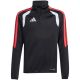10. Bluza dla dzieci adidas Tiro 26 League Training Top czarno-biało-czerwona JY7159