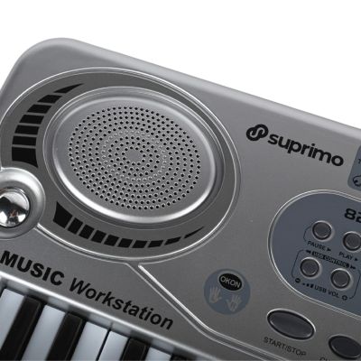 6. SUPRIMO 824 USB - keyboard z mikrofonem do nauki gry, przeznaczony dla dzieci