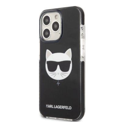 2. Etui Karl Lagerfeld Choupette Head na iPhone 13 Pro Max - czarne