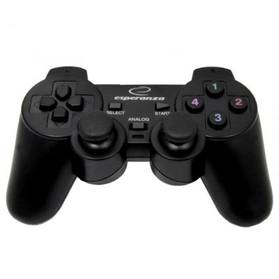 Gamepad Esperanza EG102 (PC, PS3; kolor czarny)