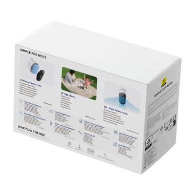 4. Kamera zewnętrzna Baseus Security N1 2K – biała