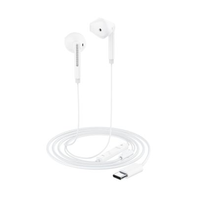 5. Słuchawki przewodowe Acefast L13 douszne z mikrofonem USB-C - białe