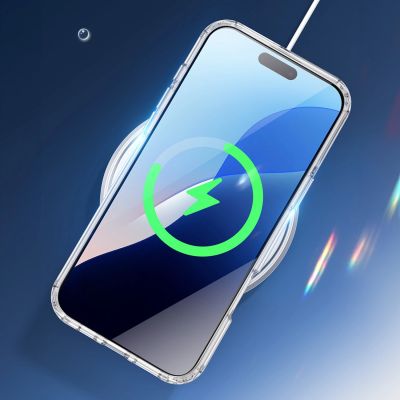 14. Etui Dux Ducis Clin Mag z MagSafe na iPhone 16 Pro Max - przezroczyste