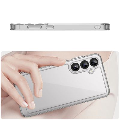 4. Etui silikonowe Outer Space Case z żelową ramką do Samsung Galaxy S25+ - przezroczyste