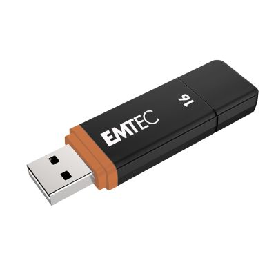 4. Emtec K100 pamięć USB 16 GB USB Typu-A 2.0 Czarny, Wielobarwny