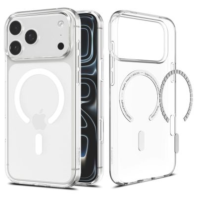 2. Etui Spigen Liquid Crystal MagSafe na iPhone 18 Pro / 17 Pro - przezroczysto-białe