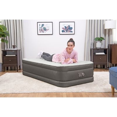 13. Bestway 69048 / 23 dmuchany materac Pojedynczy materac Szary, Biały Unisex