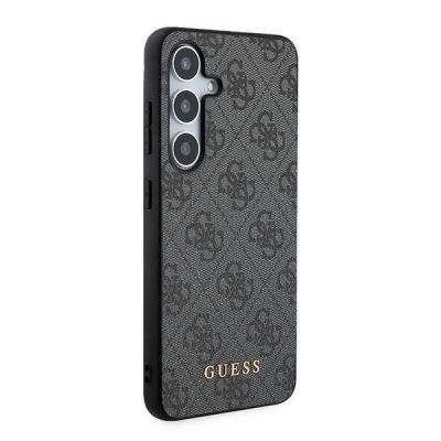 4. Etui Guess 4G Metal Gold Logo na Samsung Galaxy S24 - czarne