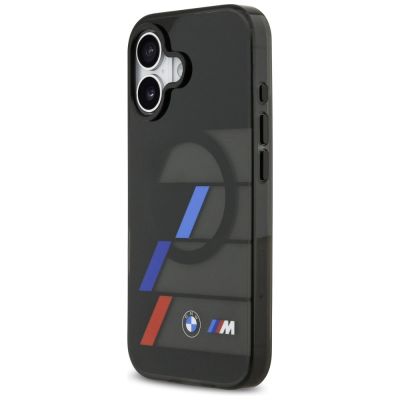 2. Etui BMW M IML Metal Buttons Tricolor Lines MagSafe na iPhone 17 - czarne
