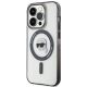 2. Etui Karl Lagerfeld IML Karl's Head MagSafe na iPhone 15 Pro - przezroczyste