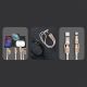 2. Kabel 4w1 / smycz Dudao L20MAX USB-A / USB-C / Lightning PD QC 65W 1.5m - różowy