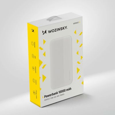 11. Wozinsky powerbank Li-Po 10000mAh 2 x USB biały (WPBWE1)