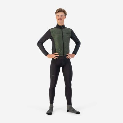 3. Rogelli kurtka zimowa WADDED II zielono-czarna 2XL