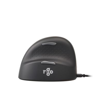 27. R Go Tools R-Go Pele HE ergonomisch links USB mittel juodas/silb retail