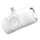 4. Mini powerbank Wozinsky WF16-YCS 5000mAh 15W USB-C z wbudowanym kablem USB-C i ładowarką do Apple Watch - biały