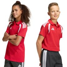 Koszulka dla dzieci adidas Tiro 26 League Polo czerwona KF3408