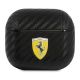 Etui Ferrari On Track PU Carbon na AirPods 3 - czarne
