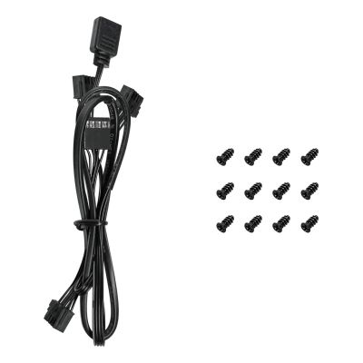 7. DeepCool FL12-3 in 1 Obudowa komputera Wentylator 12 cm Czarny 3 szt.
