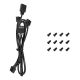 7. DeepCool FL12-3 in 1 Obudowa komputera Wentylator 12 cm Czarny 3 szt.