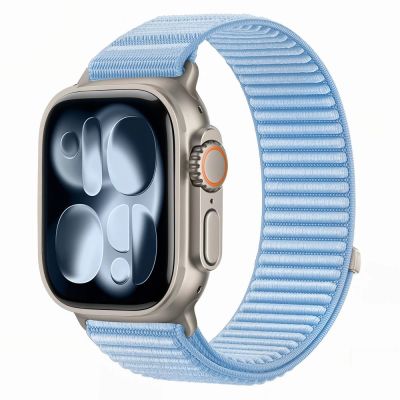 Pasek Tech-Protect NylonLoop na Apple Watch 44 / 45 / 46 / 49 mm - jasnoniebieski