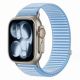 Pasek Tech-Protect NylonLoop na Apple Watch 44 / 45 / 46 / 49 mm - jasnoniebieski