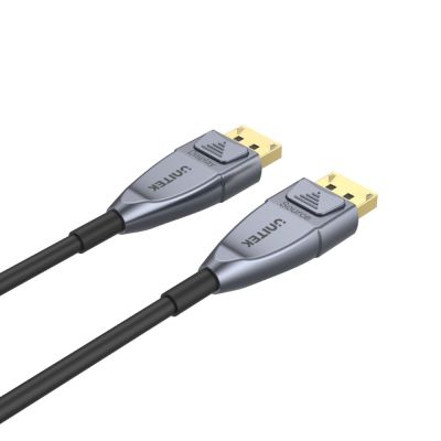 2. Kabel DisplayPort UNITEK C1617GY 15 m Czarny, Srebrny